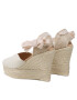 Manebi Еспадрили Shaped Wedge Espadrilles O 7.0 WH Екрю - Pepit.bg