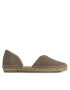Manebi Еспадрили Side Flats K 1.9 O0 Кафяв - Pepit.bg