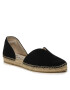 Manebi Еспадрили Suede Open-Side Flats K 1.0 O0 Черен - Pepit.bg