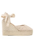 Manebi Еспадрили Wedge Espadrilles G 4.3 WV Бежов - Pepit.bg