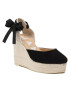 Manebi Еспадрили Wedge Espadrilles K 1.0 WV Черен - Pepit.bg