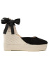 Manebi Еспадрили Wedge Espadrilles K 1.0 WV Черен - Pepit.bg