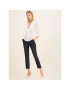 Manila Grace Блуза Con Rouche C134XJ Бял Relaxed Fit - Pepit.bg
