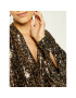 Manila Grace Коктейлна рокля A539PY Златист Regular Fit - Pepit.bg