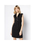 Manila Grace Коктейлна рокля A083PU Черен Regular Fit - Pepit.bg