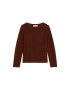 Marc O'Polo Пуловер 308 6006 60153 Кафяв Regular Fit - Pepit.bg