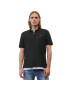 Marc O'Polo Тениска с яка и копчета B21223053092 Черен Regular Fit - Pepit.bg