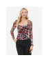 Marciano Guess Блуза Leopard 3BGP07 6875Z Розов Regular Fit - Pepit.bg
