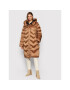 Marella Пухено яке Busseto 34960417 Кафяв Regular Fit - Pepit.bg