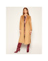 MAX&Co. Вълнено палто Longrun 40149520 Кафяв Regular Fit - Pepit.bg