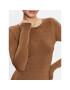 Max Mara Leisure Блуза Rapallo 33661626 Кафяв Slim Fit - Pepit.bg