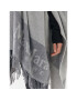 Max Mara Leisure Пончо Deodara 23373602 Сив Regular Fit - Pepit.bg