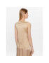 Max Mara Leisure топ Pan 23316101 Златист Regular Fit - Pepit.bg