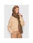 Max Mara Шал PIoppo 45460527600 Кафяв - Pepit.bg