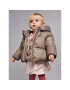 Mayoral Пухено яке 2439 Кафяв Regular Fit - Pepit.bg