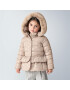 Mayoral Пухено яке 4412 Бежов Regular Fit - Pepit.bg