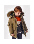 Mayoral Пухено яке 4416 Кафяв Regular Fit - Pepit.bg