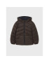 Mayoral Пухено яке 7462 Кафяв Regular Fit - Pepit.bg