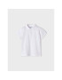Mayoral Тениска с яка и копчета 150 Бял Regular Fit - Pepit.bg