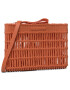 Melissa Дамска чанта Clutch + Salinas 34178 Оранжев - Pepit.bg