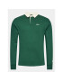 Mercer Amsterdam Тениска с яка и копчета Unisex The Rugby MEAP231022 Зелен Regular Fit - Pepit.bg