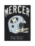 Mercer Amsterdam Тишърт Unisex The Helmet MEAP231020 Черен Regular Fit - Pepit.bg