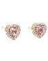 Michael Kors Обици Bril Heart Stud MKC1519A2791 Розов - Pepit.bg