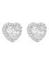 Michael Kors Обици Bril Heart Stud MKC1519AN040 Сребрист - Pepit.bg