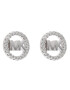 Michael Kors Обици Logo Circle Stud MKC1247AN040 Сребрист - Pepit.bg