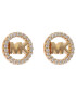 Michael Kors Обици Logo Circle Stud MKC1247AN791 Златист - Pepit.bg