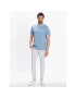 Michael Kors Тениска с яка и копчета CS2512720B Син Regular Fit - Pepit.bg