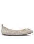 MICHAEL Michael Kors Балеринки Juliette Flat 40S2JTFP1B Бял - Pepit.bg