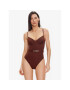 MICHAEL Michael Kors Бански костюм Solid Underwire MM1N615 Кафяв - Pepit.bg