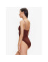 MICHAEL Michael Kors Бански костюм Solid Underwire MM1N615 Кафяв - Pepit.bg