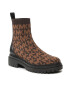 MICHAEL Michael Kors Боти Comet Lug Bootie 40F2CMFE5Y Кафяв - Pepit.bg