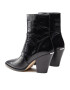 MICHAEL Michael Kors Боти Dover Heeled Bootie 40F3DOHE5L Черен - Pepit.bg