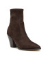 MICHAEL Michael Kors Боти Dover Heeled Bootie 40F3DOHE5S Кафяв - Pepit.bg