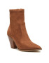 MICHAEL Michael Kors Боти Dover Heeled Bootie 40F3DOHE5S Кафяв - Pepit.bg