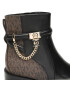 MICHAEL Michael Kors Боти Hamilton Flat Bootie 40F3HAME6L Черен - Pepit.bg