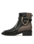 MICHAEL Michael Kors Боти Hamilton Flat Bootie 40F3HAME6L Черен - Pepit.bg
