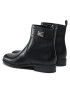 MICHAEL Michael Kors Боти Padma Strap Flat Bootie 40T2PDFE5L Черен - Pepit.bg