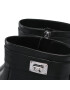 MICHAEL Michael Kors Боти Padma Strap Flat Bootie 40T2PDFE5L Черен - Pepit.bg
