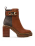 MICHAEL Michael Kors Боти Parker Lug Bootie 40F2PKME8L Кафяв - Pepit.bg