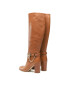 MICHAEL Michael Kors Ботуши Hamilton Heeled Boot 40F3HAHB5L Кафяв - Pepit.bg