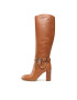 MICHAEL Michael Kors Ботуши Hamilton Heeled Boot 40F3HAHB5L Кафяв - Pepit.bg