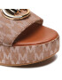 MICHAEL Michael Kors Чехли Sadler Wedge 40S2SDFS1Y Кафяв - Pepit.bg