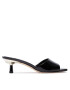 MICHAEL Michael Kors Чехли Amal Kitten Sandal 40F2AMMA2A Черен - Pepit.bg