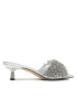 MICHAEL Michael Kors Чехли Amal Kitten Sandal 40S3AMMS1M Сребрист - Pepit.bg