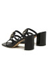 MICHAEL Michael Kors Чехли Hampton Mid Sandal 40S3HMMS1A Черен - Pepit.bg