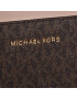 MICHAEL Michael Kors Дамска чанта Jet Set 32F8GF5M2B Кафяв - Pepit.bg